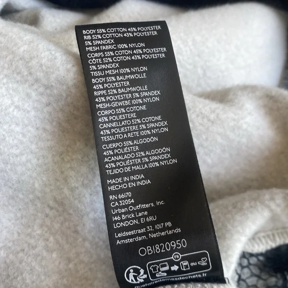 NWT Anthro Pilcro XL Crew Lace Pullover Sweatshirt - Picture 15 of 15